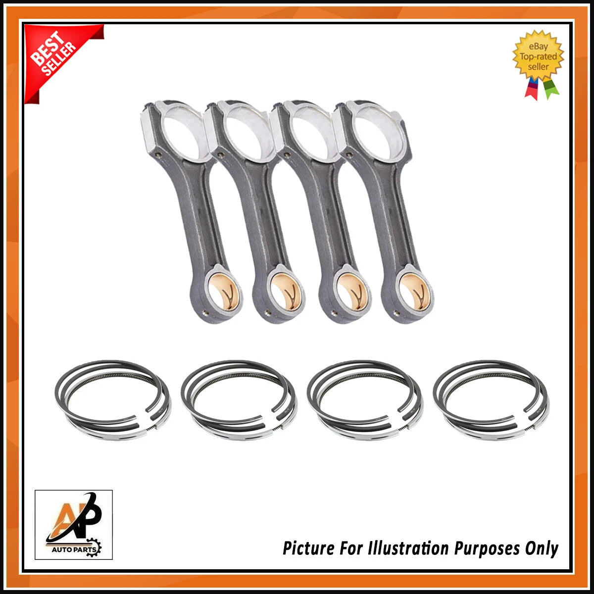 Connecting Rod Bearing Kit for Hyundai Grand Carnival 2.2 CRDi (2006–2014)