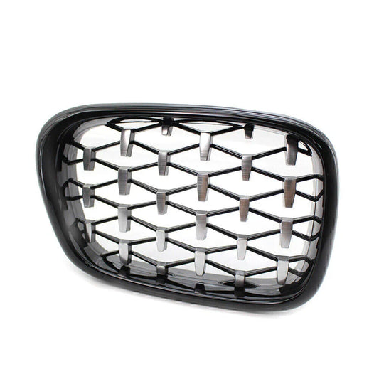 Honeycombe Mesh Front Bumper Grille for BMW E39 5-Series (1999-2003)