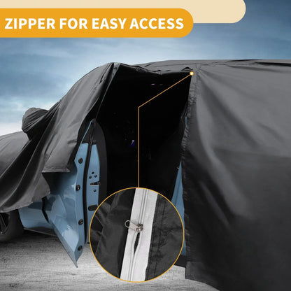 Waterproof All Weather Car Cover for Hyundai Ioniq 5 Black 190T-PU (2021-2023)