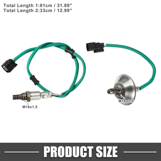 2 x O2 Oxygen Sensors for Honda Fit L4 1.5L (2009-2010)