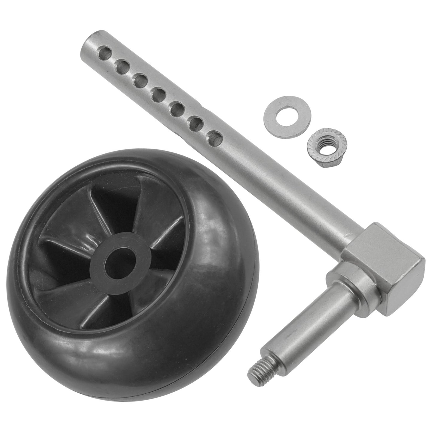 Deck Gauge Wheel with Arm for John Deere X320 X324 X340 48 Inch Front Right (OEM)
