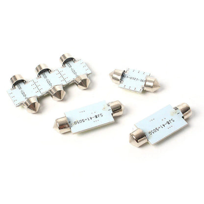 14PCS White LED Interior Lights for T10 31mm Map Dome & License Plate