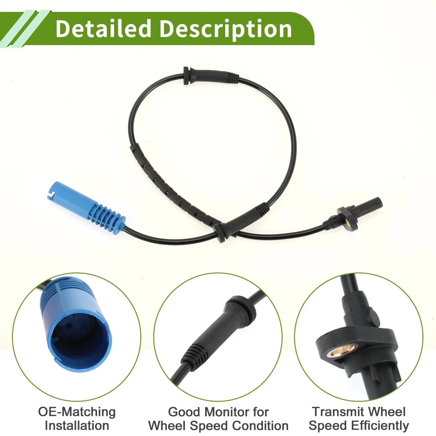ABS Wheel Speed Sensor for BMW 328i (2007 - 2012)