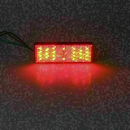 LED Rectangle Tail Light Signal Lamps for Car Truck Universal