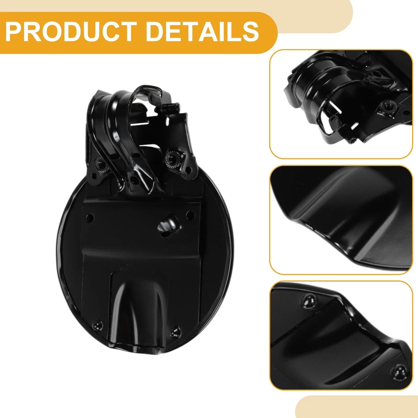 Fuel Tank Door Cap for Chevy Colorado 2004-2012 Fuel Filler Flap Cover Black