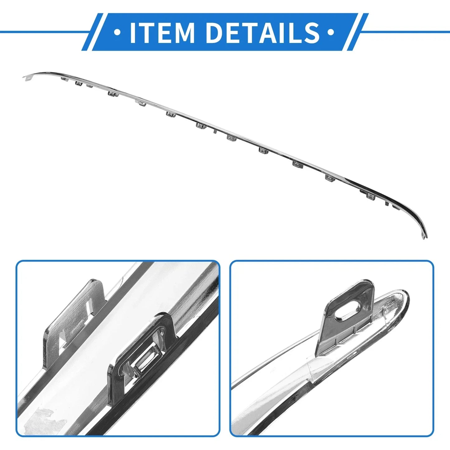 Rear Lower Center Bumper Grille Trim for Mercedes-Benz GLC300 4Matic (2016-2023)