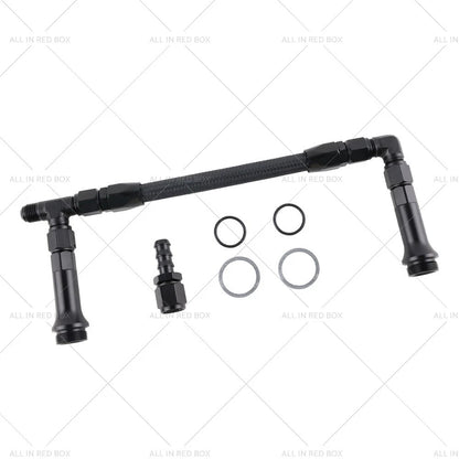 Braided AN6 Dual Feed Carb Fuel Line for Holley 4150 Carburetor