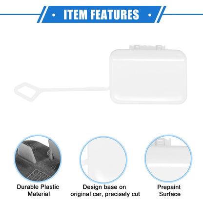 Rear Bumper Tow Hook Eye Hole Cap for Mercedes-Benz E550 Sedan (2010-2013)