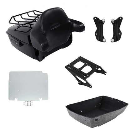 King Trunk Pad Mount Rack Docking Plate for Harley Touring (2014-2025)