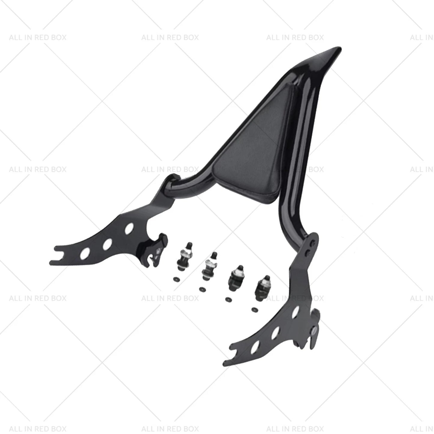 Rear Black Sissy Bar Backrest for Harley Breakout, Fat Boy (2013-2023)