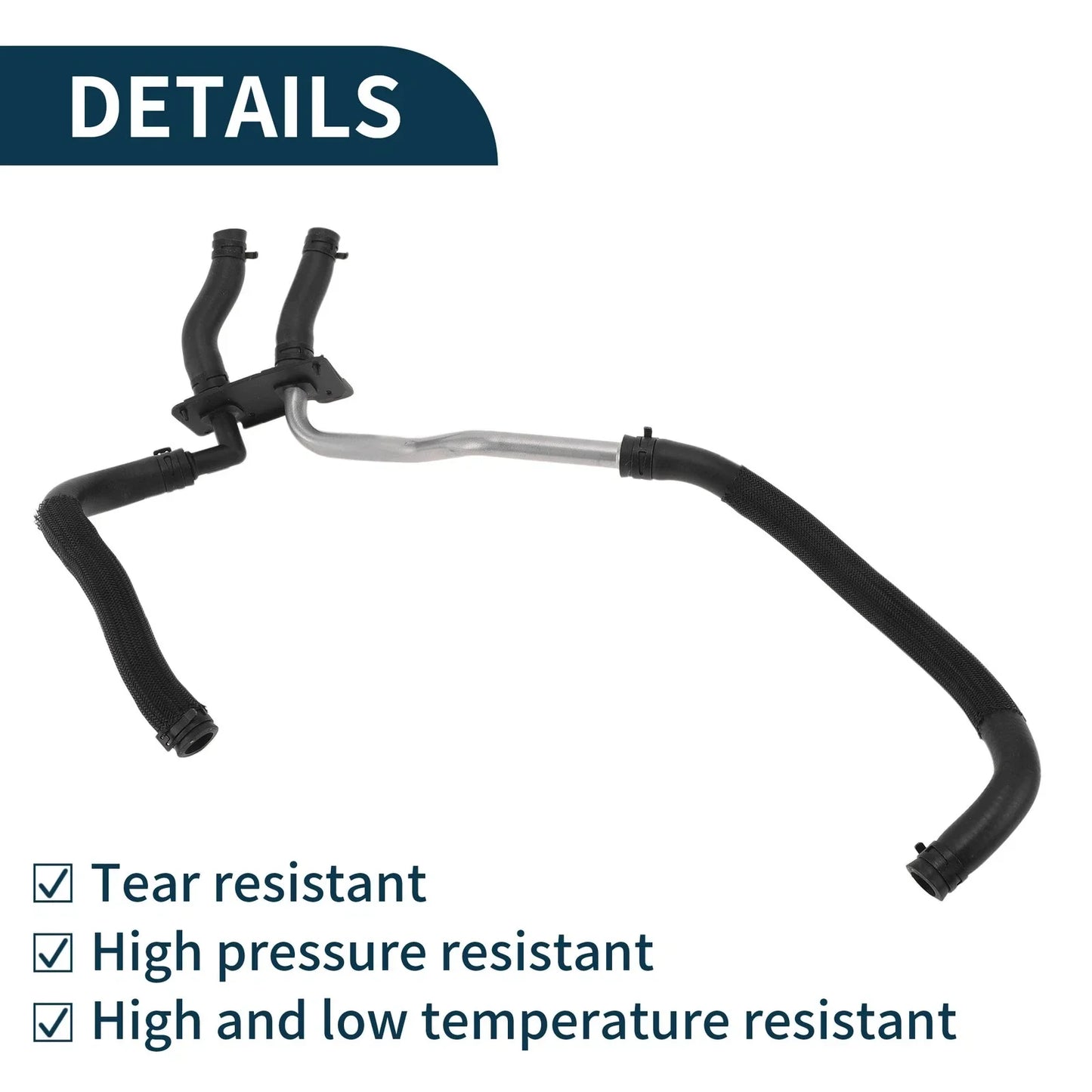 Radiator Hose Heating Water Pipe for Dodge Durango (2011-2014) Plastic Metal