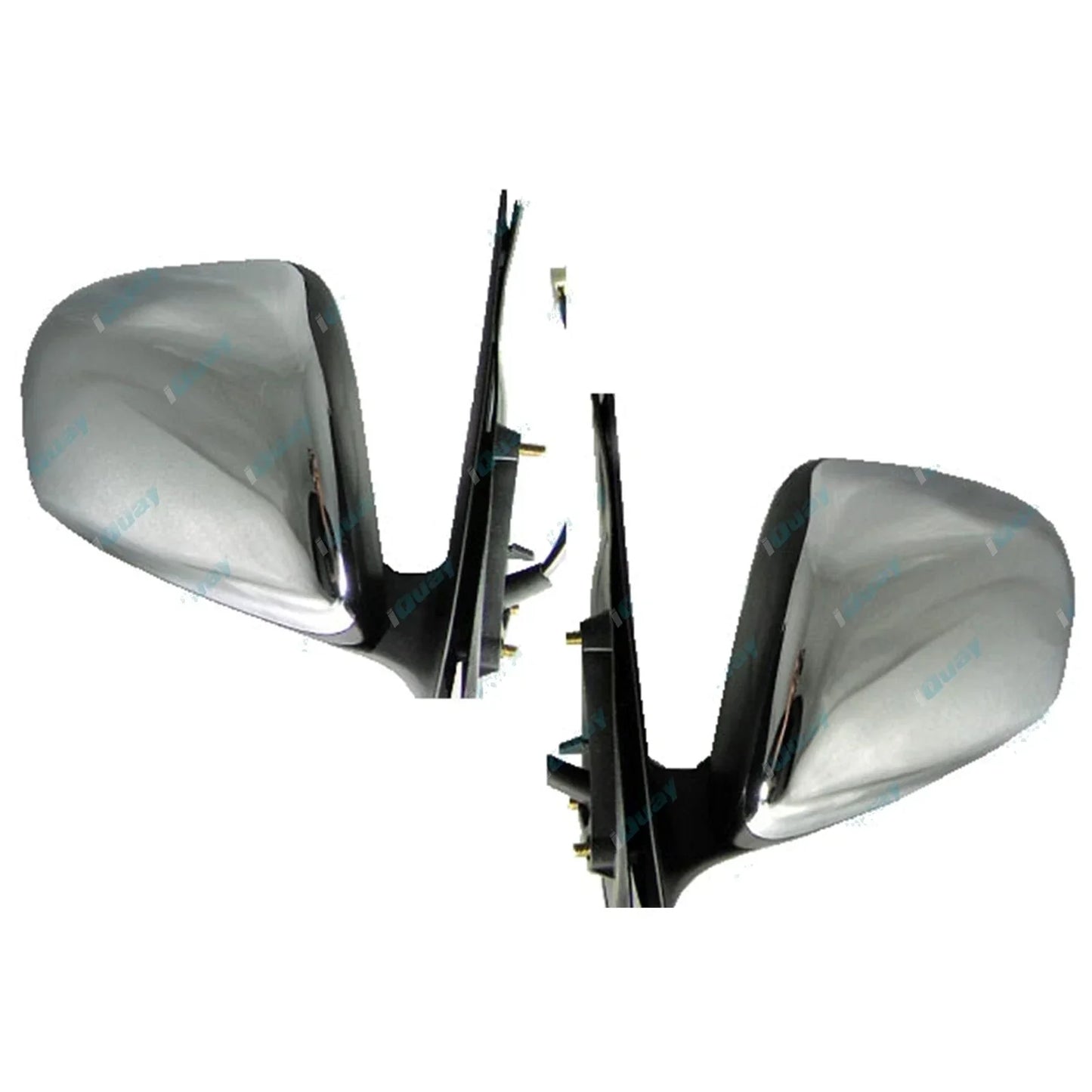 LH+RH Chrome Electric Power Mirrors Pair for Toyota Hilux 2005-2011 Left Right