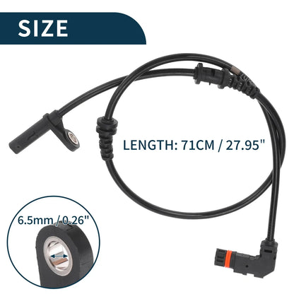 2 x Front ABS Wheel Speed Sensors for Mercedes-Benz C300 (2008-2011)