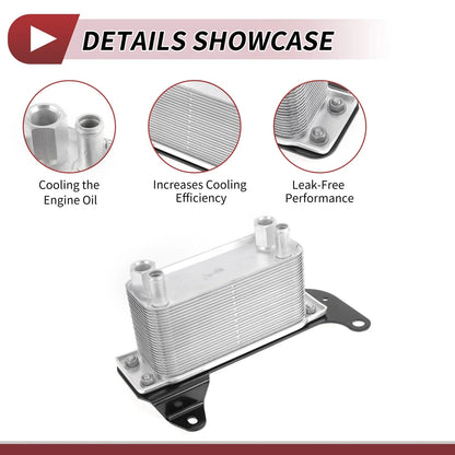 Engine Oil Cooler for Dodge Ram 3500 (2010-2023) - 1 x Trans Cooler