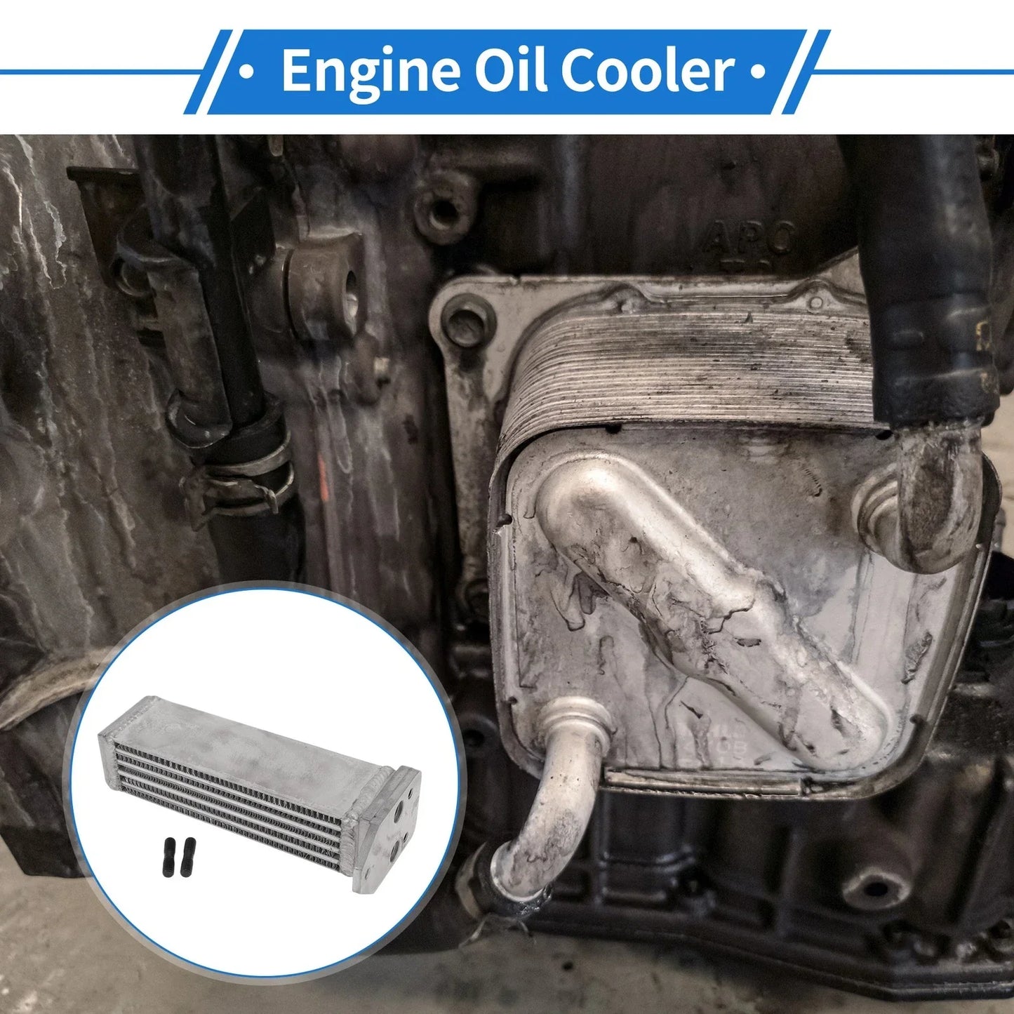 Engine Oil Cooler for Porsche 912 356 (1965-1969) - 1 x Trans Cooler