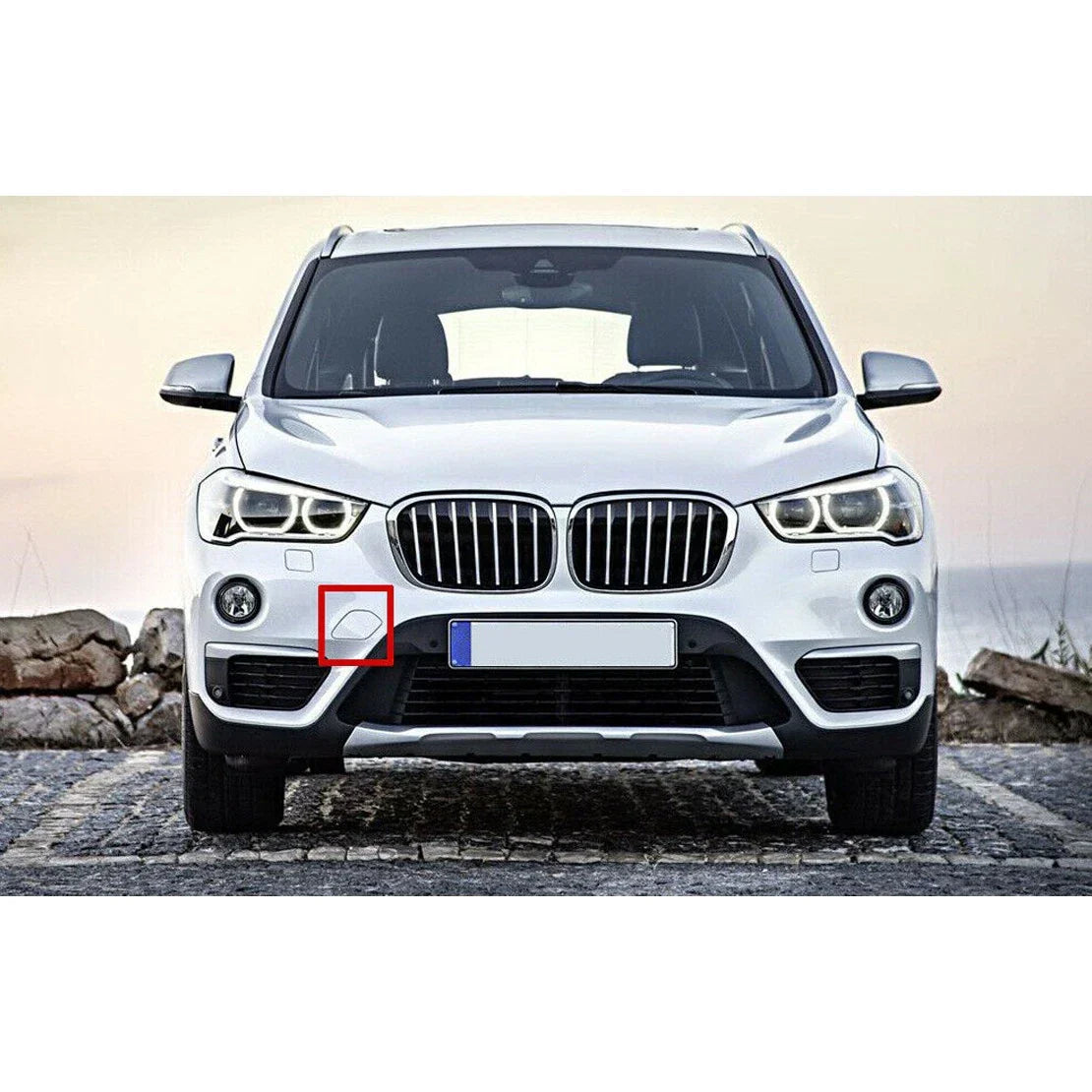 Bumper Tow Hook Cover Cap for BMW X1 F48 18d 20d 25dx (2016-2019)