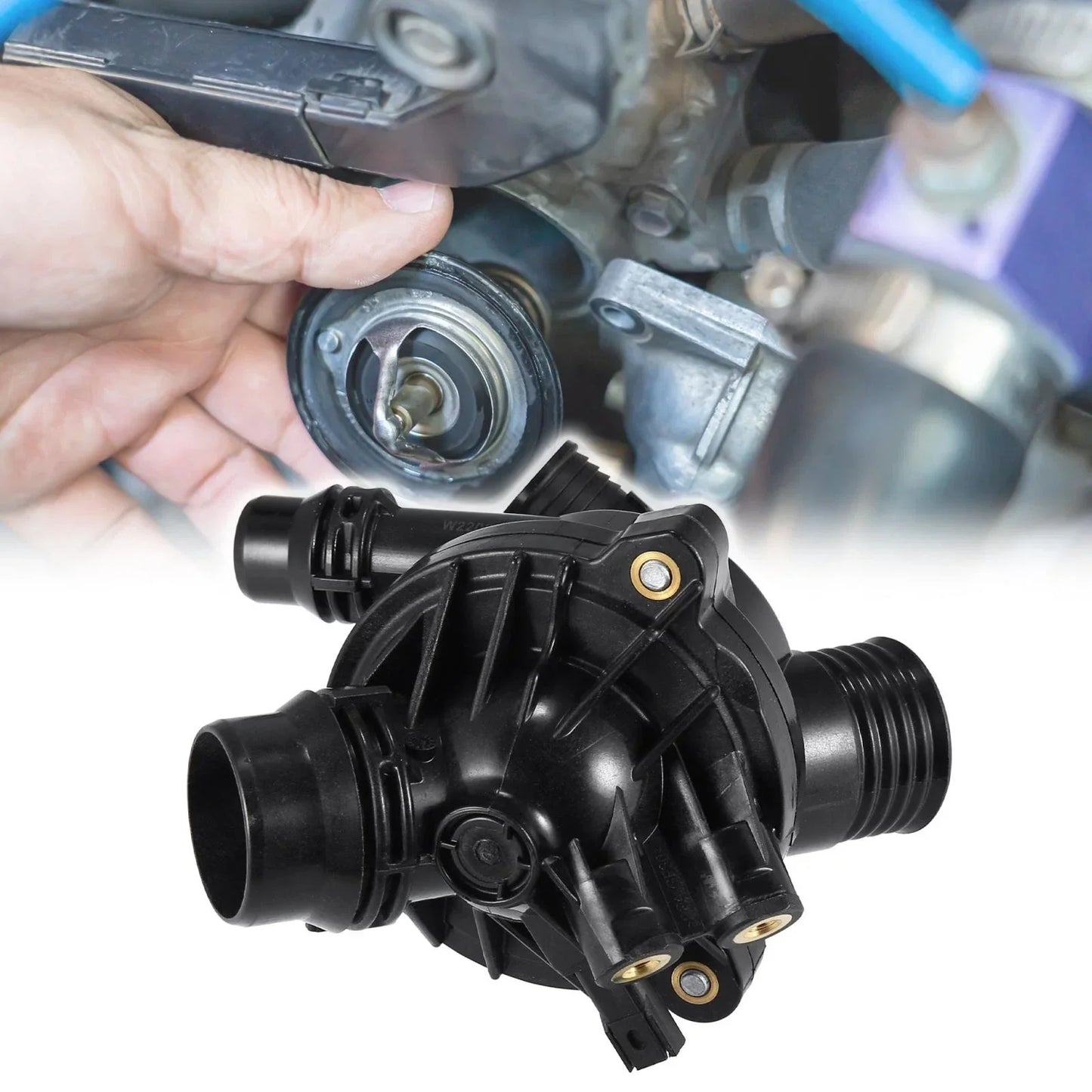 Thermostat Housing Assembly for BMW X1 X5 X6 135i 335i (2011 - 2013)