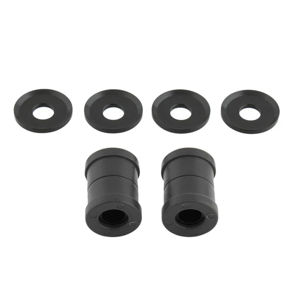 Black Polyurethane Handlebar Riser Bushings for Harley Softail Dyna Sportster