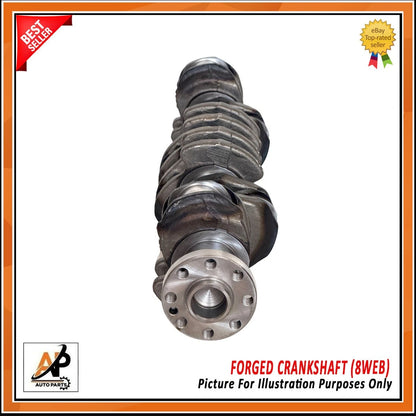 Forged Crankshaft 8 Web Replacement for BMW N57D30 3.0 Diesel (2013–2018)