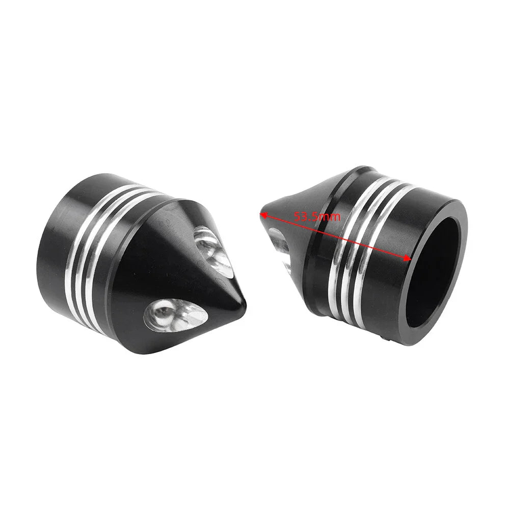 Front Axle Cap Nut Cover for Harley Touring Dyna Road King Glide