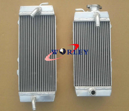 Aluminum Radiator + Green Hose for Kawasaki KXF250 KX250F (2009-2011)