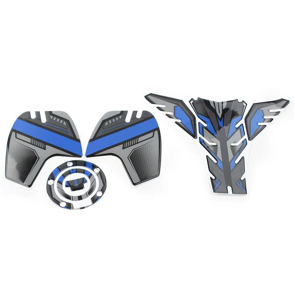 3D Gas Tank Pad Decal Sticker Blue for Yamaha MT-09 SP Tracer (2018-2020)