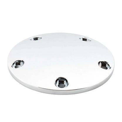 Silver Domed Timing Points Cover for Harley Twin Cam Softail Dyna Touring (99-17)