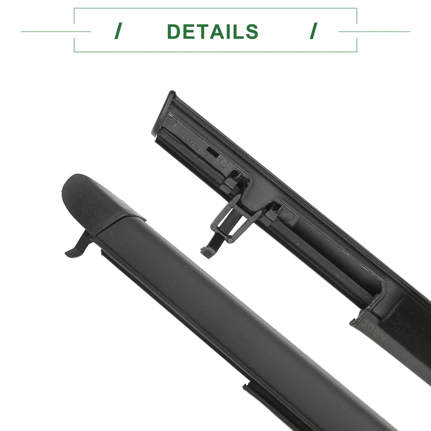 4 x Weatherstrip Window Seal for Honda Fit (2015-2020) Black