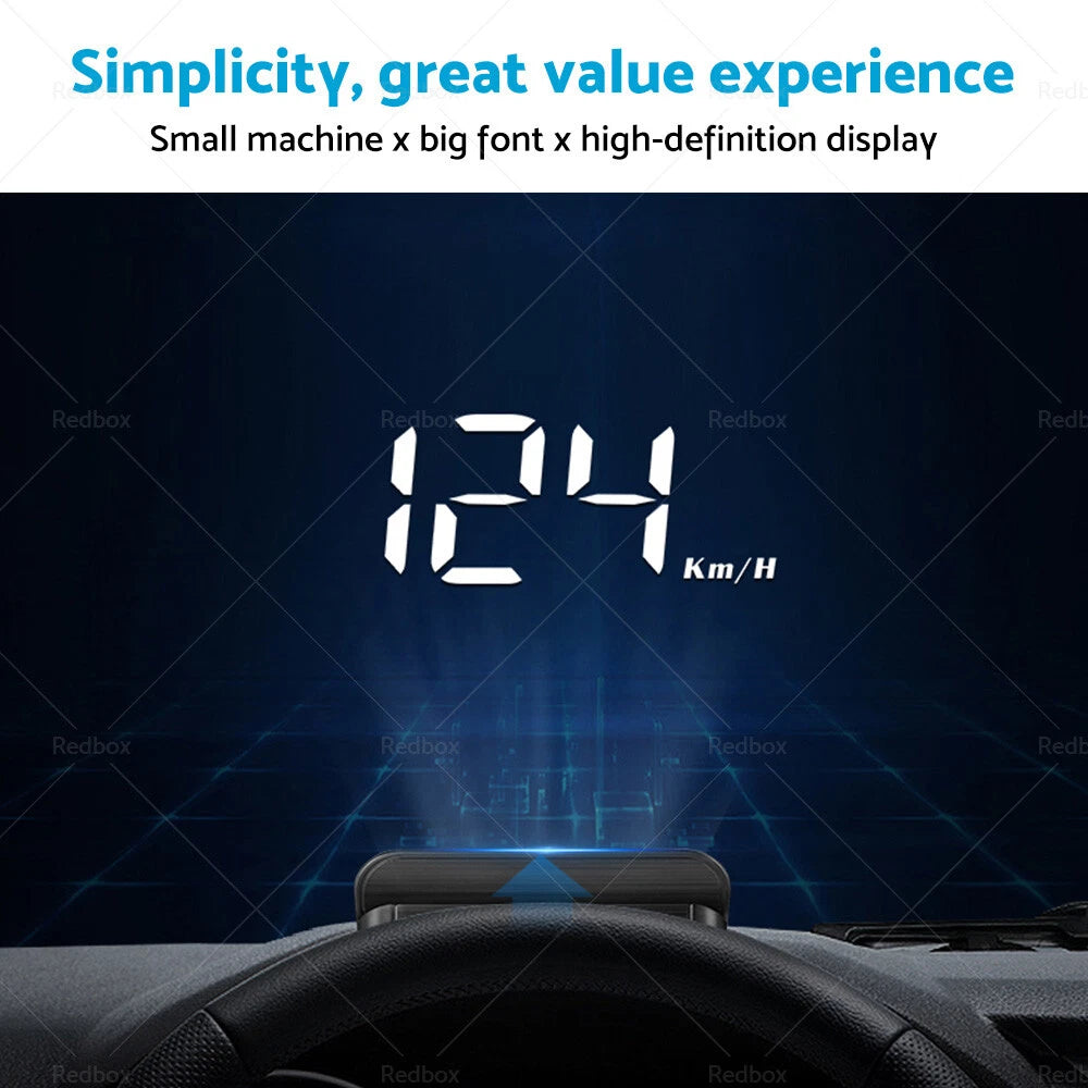Universal HUD GPS Speedometer Digital Display for Car OBD2 II