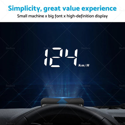 Universal HUD GPS Speedometer Digital Display for Car OBD2 II