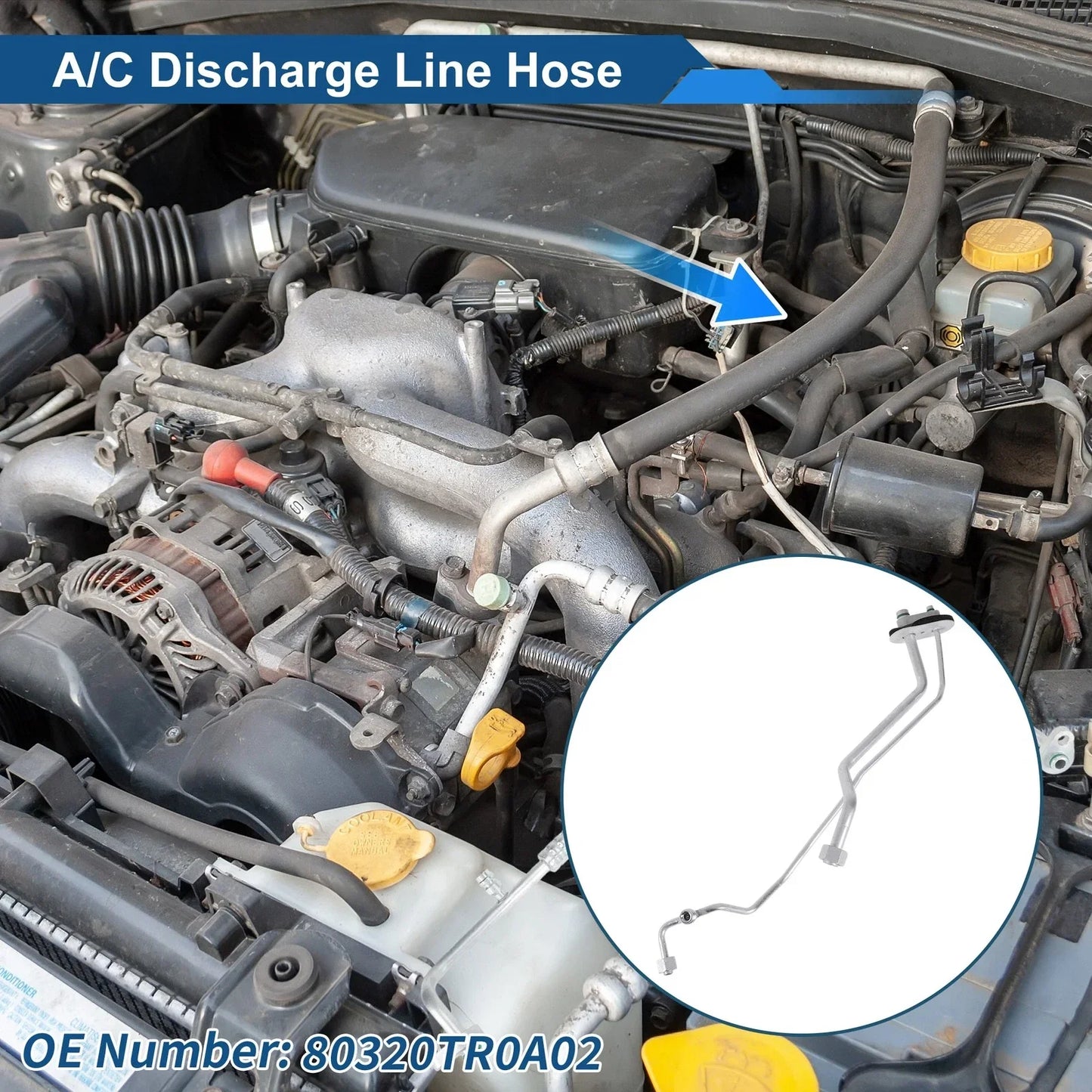 A/C Refrigerant Liquid Hose for Honda Civic (2012-2015)