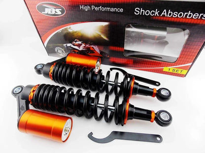 347mm JBS Rear Air Nitrogen Cell Shock Absorbers for Kawasaki Z1R (1978-1980)