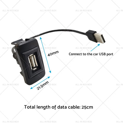 USB Passthrough for Toyota Hilux Prado Landcruiser 4Runner (2003-2023)