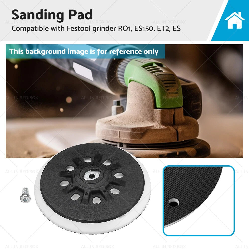 6" 17-Hole Backing Pad for Festool RO1 ES150 ET2 Grinder
