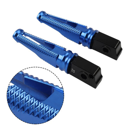 Blue Passenger Rear Foot Pegs for Aprilia GPR125 GPR150 (2015-2023)