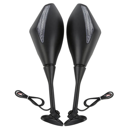 LED Turn Signal Mirrors for Honda CBR600RR (2003-2024) & CBR1000RR (2004-2007)