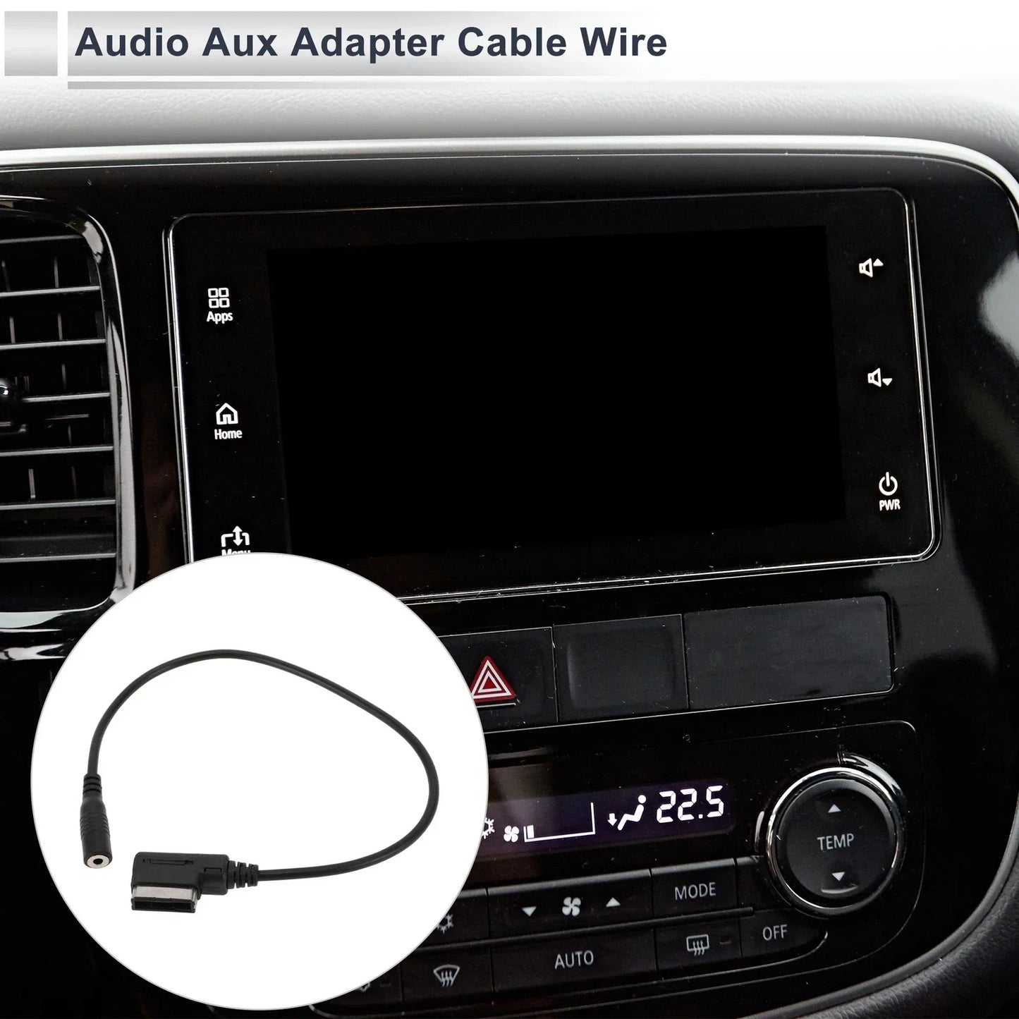 Audio Aux Adapter Cable for Mercedes-Benz 2008-2016