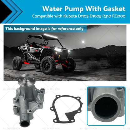 Water Pump & Gasket for Kubota D1105 D1005 R310 FZ2100