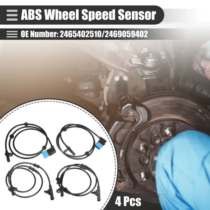 ABS Sensor Set for Mercedes-Benz CLA45 (2014-2019) - 4 x Sensors