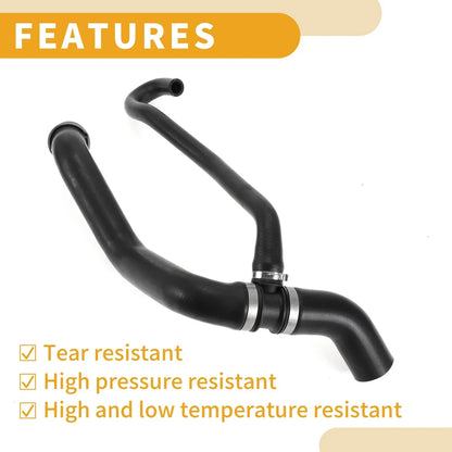 Radiator Hose for Mercedes-Benz R350 3.5L 2006-2011 (2 x Rubber Black)