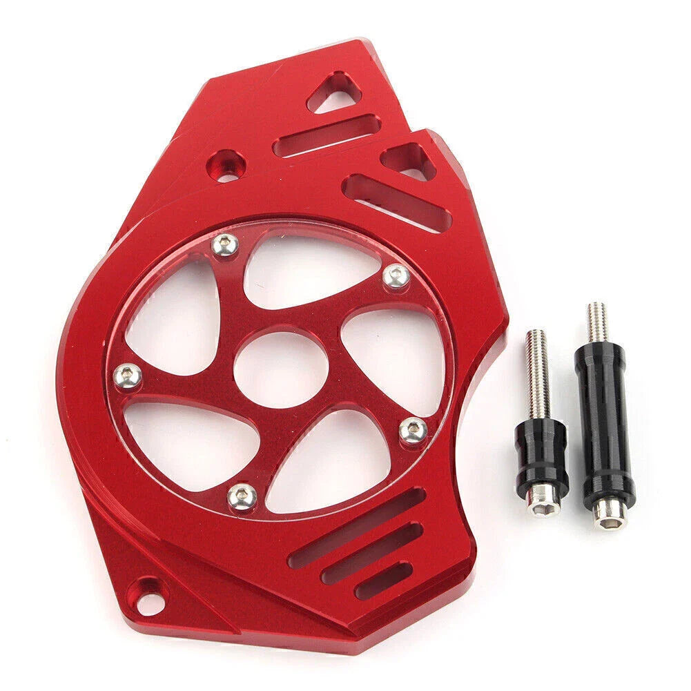 CNC Front Chain Sprocket Cover Guard Red for Kawasaki ER6N ER6F (2006-2017)