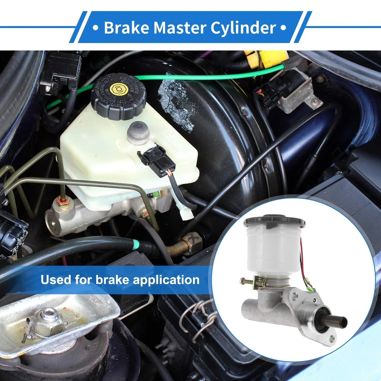 Brake Master Cylinder with Reservoir for Honda Accord (1990-1995)