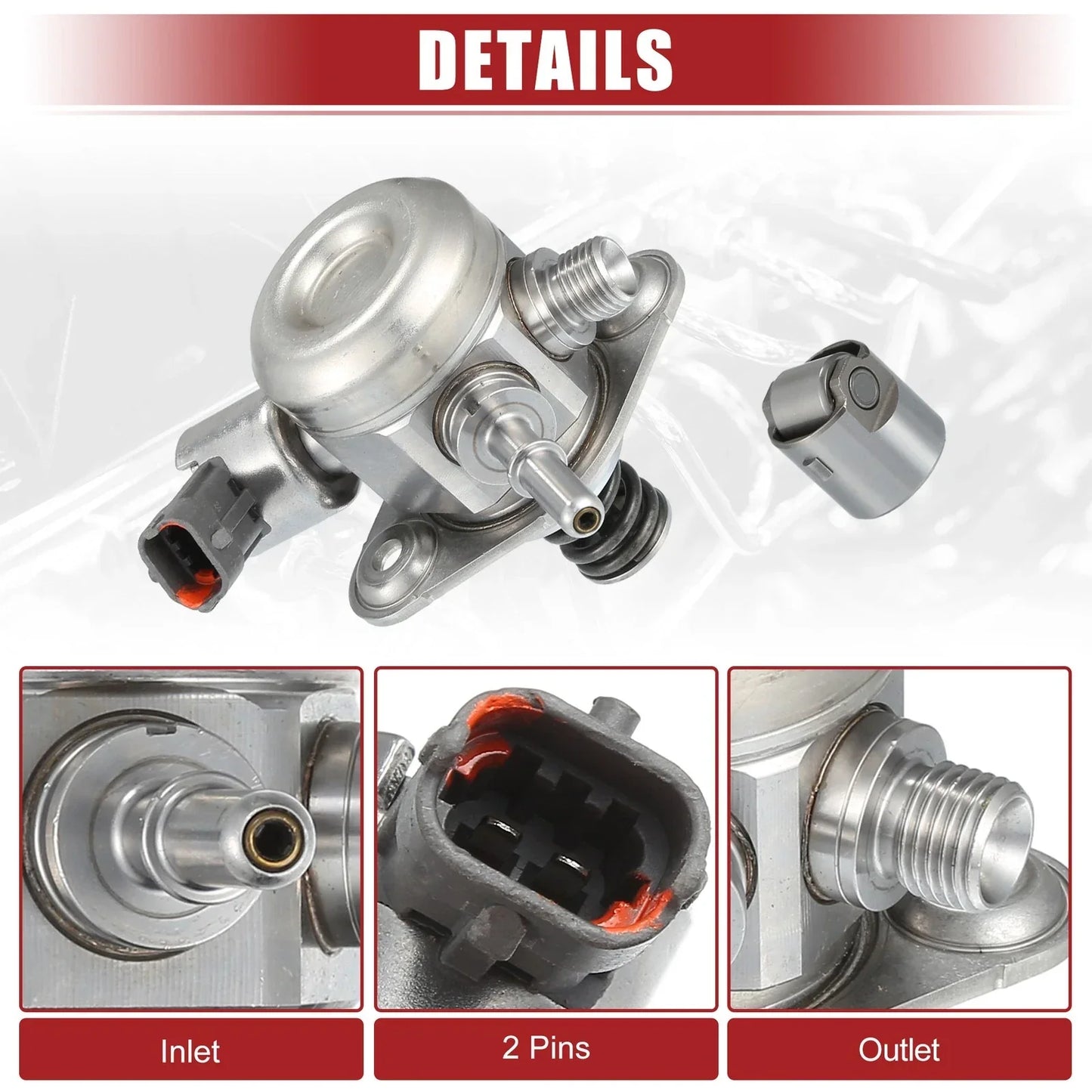 High Pressure Fuel Pump Set with Tappet Cam Follower for Hyundai Sonata (2009-2014)