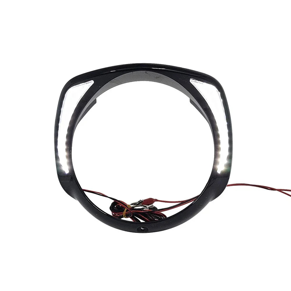 LED Headlight Bezel Trim Ring for Harley Touring Street Glide (2014-2023)