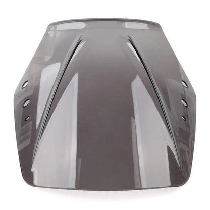 Universal Motorcycle Windshield Deflector Screen - Grey