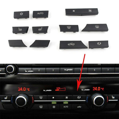 11 Button Key Caps for BMW 5 6 7 F01 F12 (2008-2017)