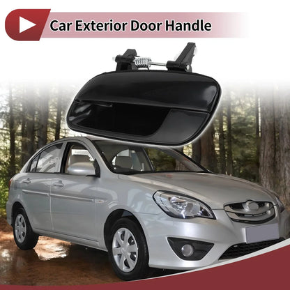 Exterior Door Handle for Hyundai Elantra Rear Left Black ABS (2011-2016)
