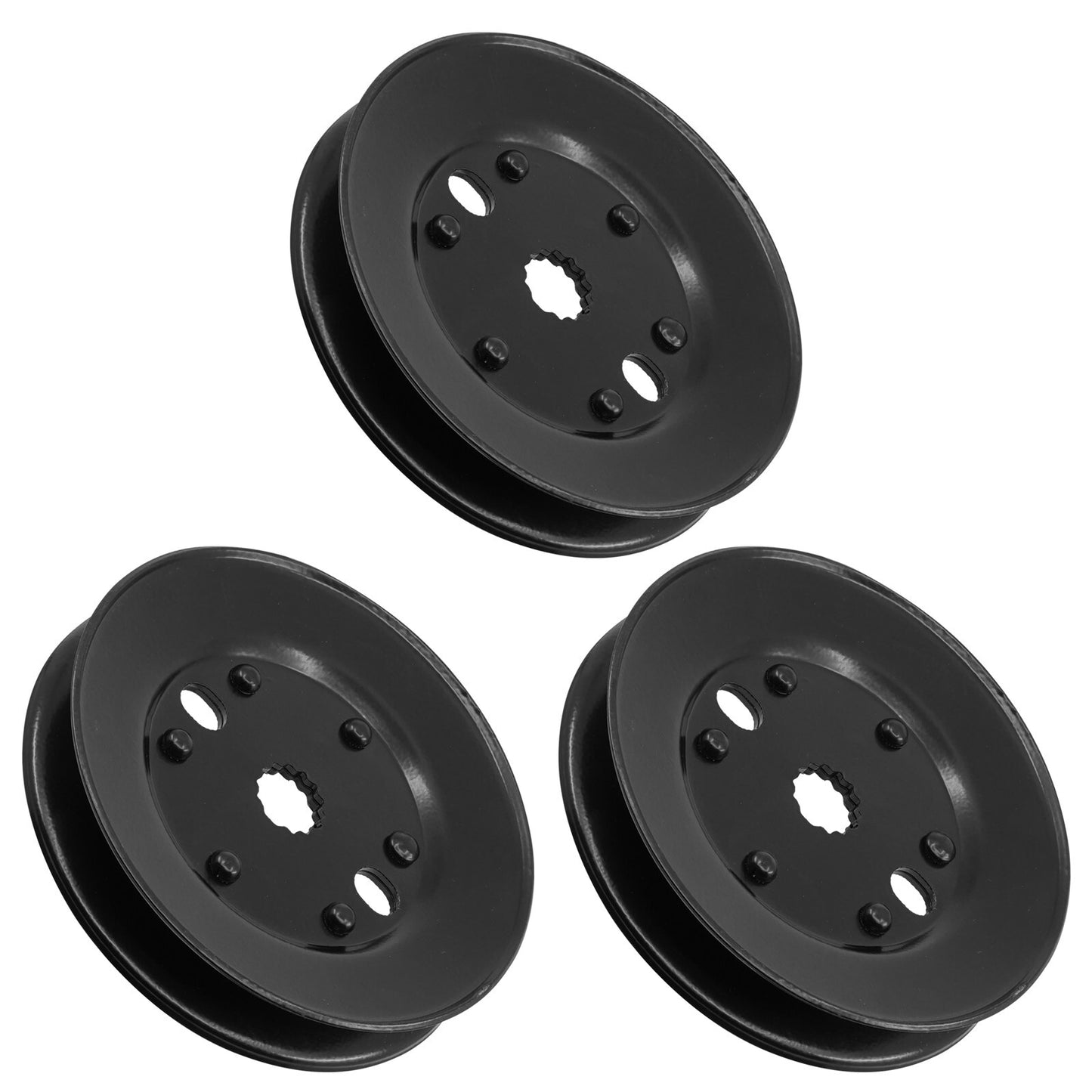 Deck Spindle Pulley Replacement for John Deere X534 48 in 58 in (Qty 3)
