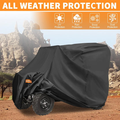 Waterproof UTV Cover for Honda Pioneer 500 520 Black 210D-PU (2015-2023)
