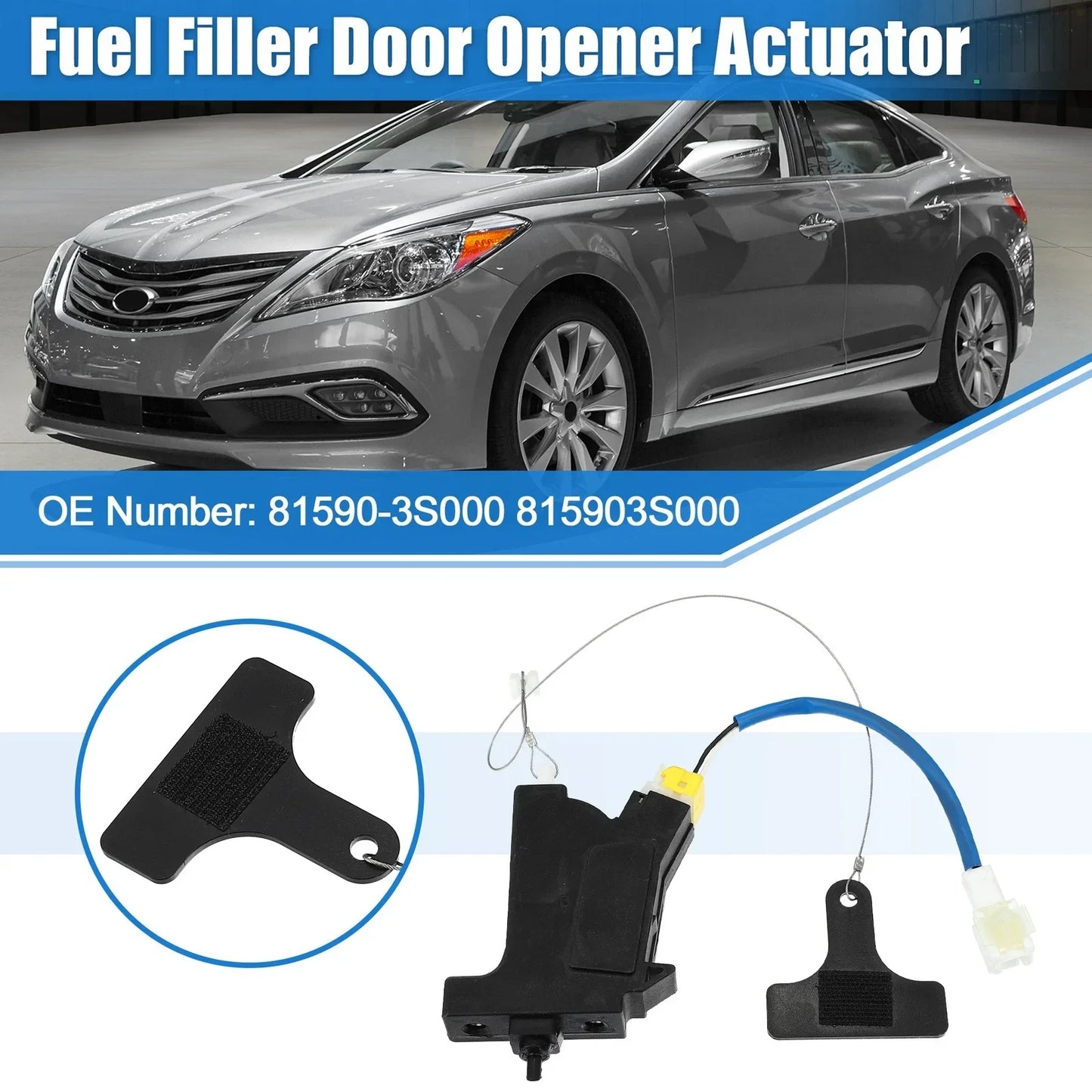 Fuel Filler Door Opener Actuator for Hyundai Sonata (2009-2014)